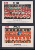 Trade cards, Daily Mirror, My Club, Football Team Cards, 'P' size (set, 96 cards) (vg)