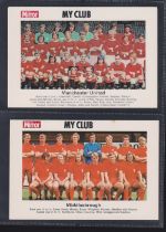 Trade cards, Daily Mirror, My Club, Football Team Cards, 'P' size (set, 96 cards) (vg)