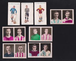 Trade cards, Football, 4 sets, Boys' Friend Famous Footballers Series (3 cards), Footballers MF (