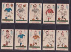 Trade cards, Football, Kiddy's Favourites, Popular Players (Shamrock fronts) (set, 52 cards) (staple