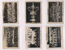 Cigarette cards, Pattreiouex, Football Teams (F192-F241), 'L' size, 18 cards inc. FA Cup, Liverpool,