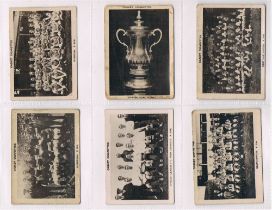 Cigarette cards, Pattreiouex, Football Teams (F192-F241), 'L' size, 18 cards inc. FA Cup, Liverpool,