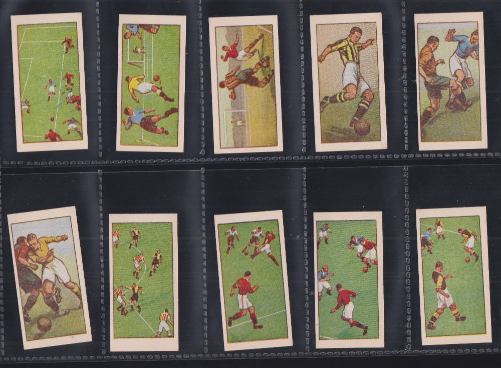 Trade cards, Clevedon Confectionery, Hints on Association Football, violet backs (set 50 cards) ( - Image 6 of 9