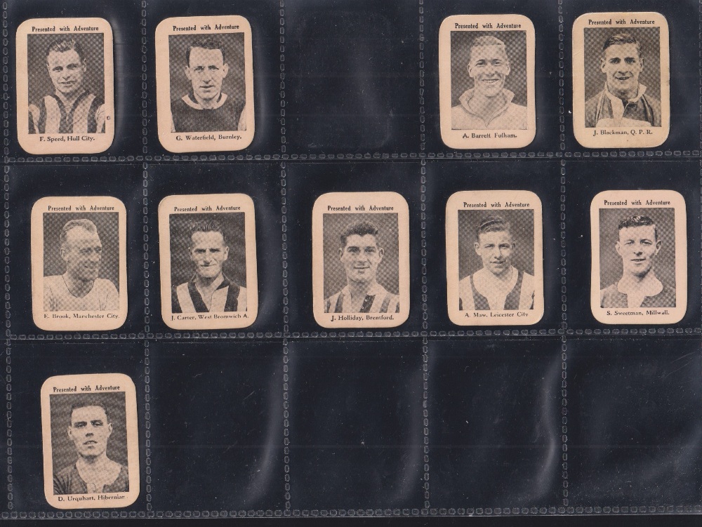 Trade cards, Thomson, Footballers - Hunt the Cup Cards, 'K' size (set, 52 cards) (gd) - Image 7 of 8