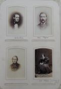 Photographs, a Victorian album of approx. 110 cartes de visite featuring a wealthy Jewish family