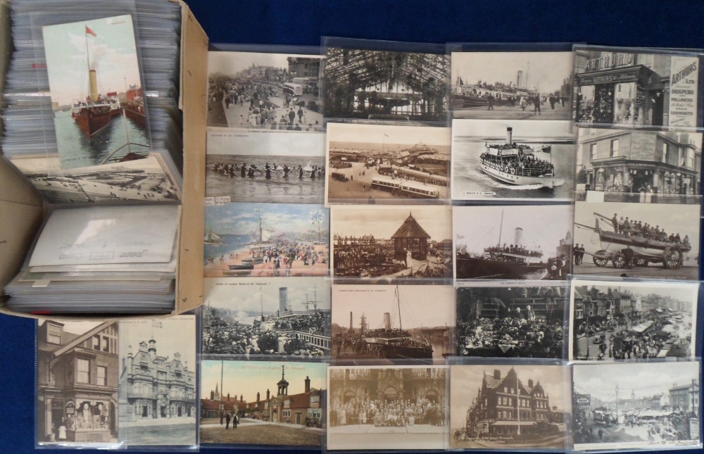 Postcards, Great Yarmouth, a good selection of 200+ cards to include bomb damage to houses and