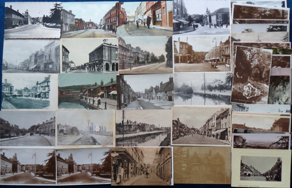 Postcards, Buckinghamshire, a collection of approx. 70 cards of High and West Wycombe. High - Image 2 of 2