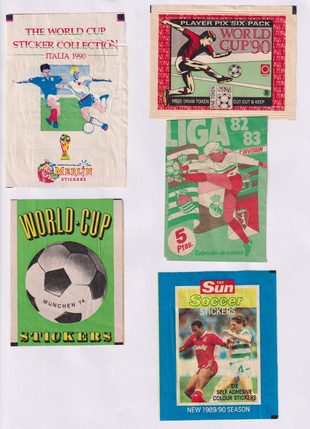 Trade cards packets, stickers etc, Football, a folder containing a collection of packets (some - Image 3 of 4