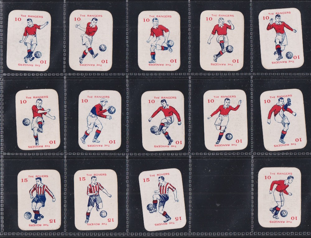 Trade cards, Thomson, Footballers - Hunt the Cup Cards, 'K' size (set, 52 cards) (gd) - Image 2 of 8