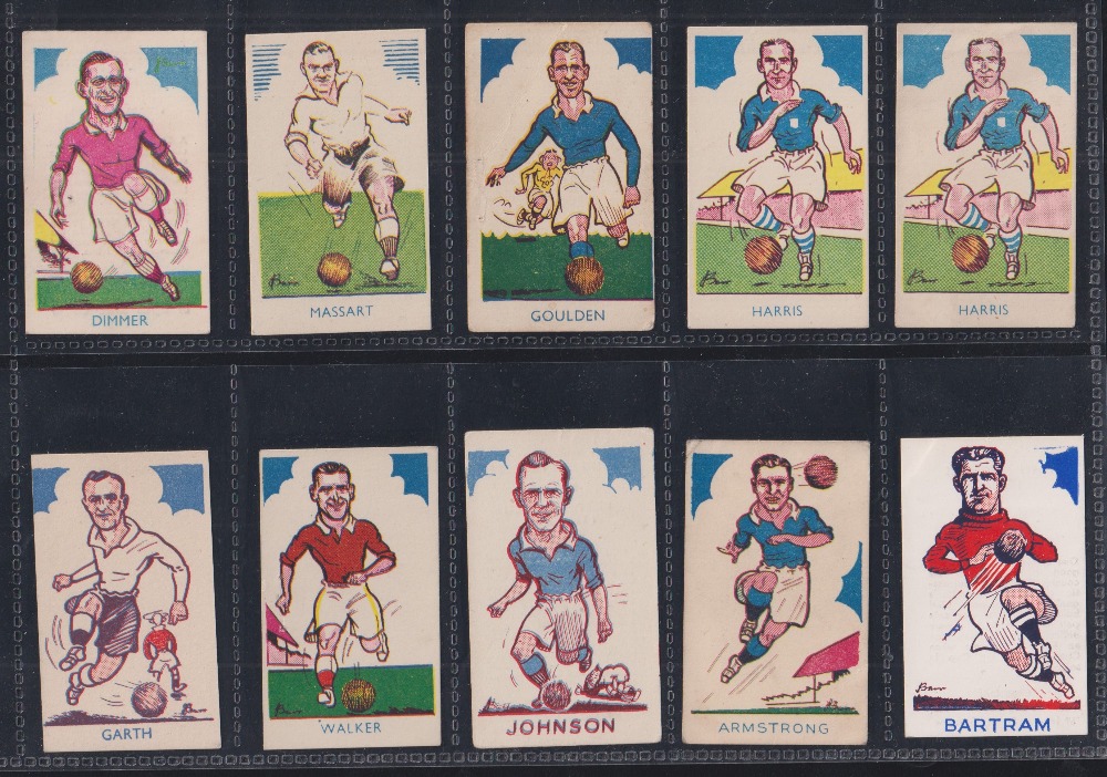 Trade cards, A J Donaldson, Sports Favourites (all football subjects) 84 cards, all featuring - Image 13 of 18