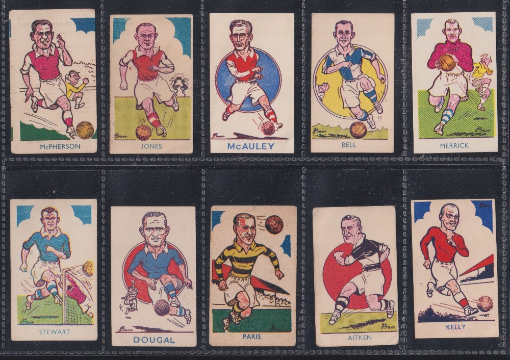 Trade cards, A J Donaldson, Sports Favourites (all football subjects) 84 cards, all featuring - Image 5 of 18