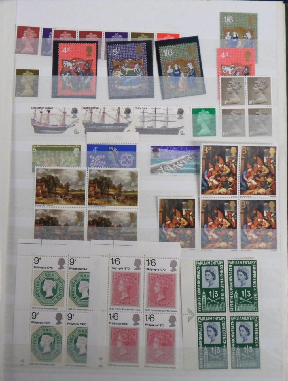 Stamps, GB QEII collection housed in 2, 32 side stockbooks, 1 containing mint the other used, mainly - Image 2 of 4