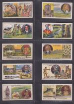 Cigarette cards, Smith's, Battlefields of Great Britain (set, 50 cards), ALL with 'Smith's No 1