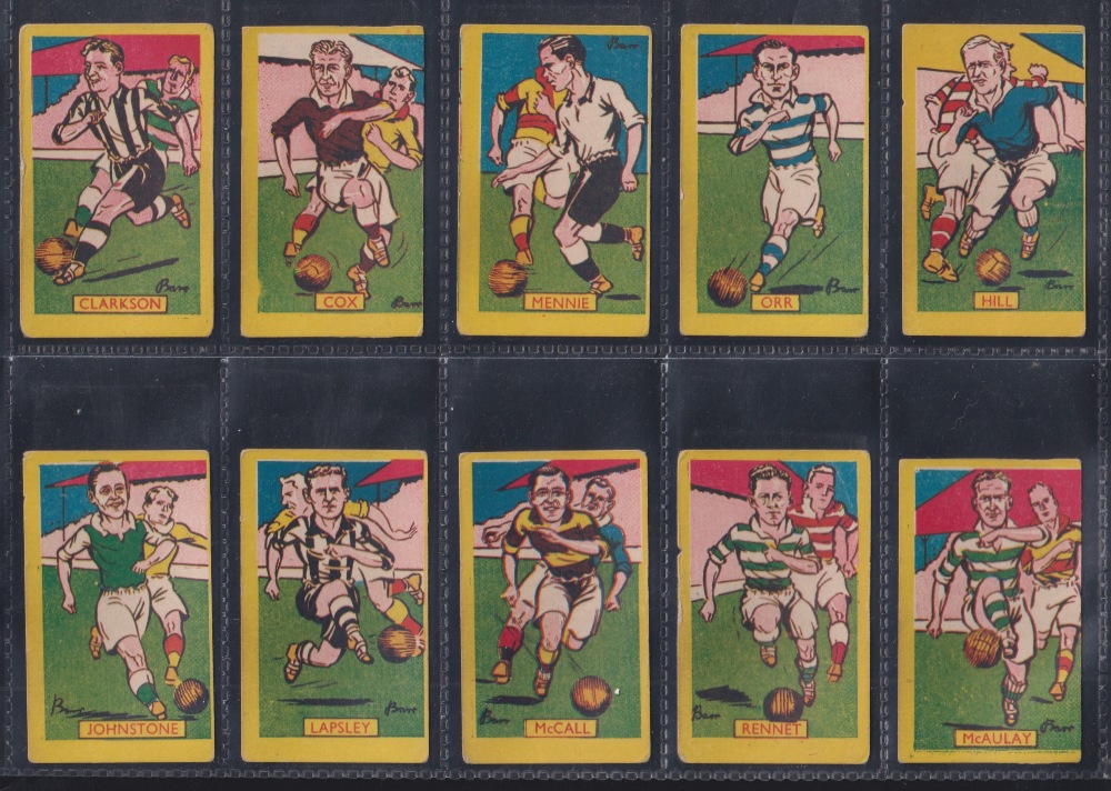 Trade cards, Football, A J Donaldson Sports Favourites Golden Series numbered 33-64, 26 cards - Image 3 of 6