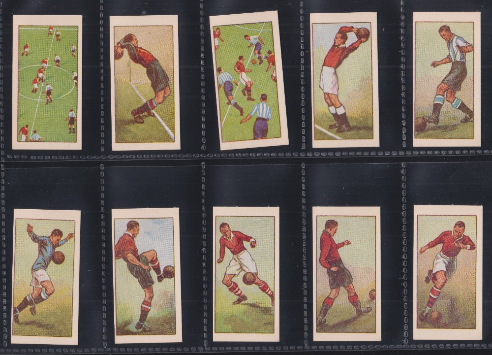 Trade cards, Clevedon Confectionery, Hints on Association Football, violet backs (set 50 cards) ( - Image 3 of 9