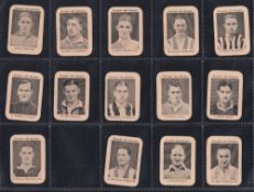 Trade cards, Thomson, Footballers - Hunt the Cup Cards, 'K' size (set, 52 cards) (gd)