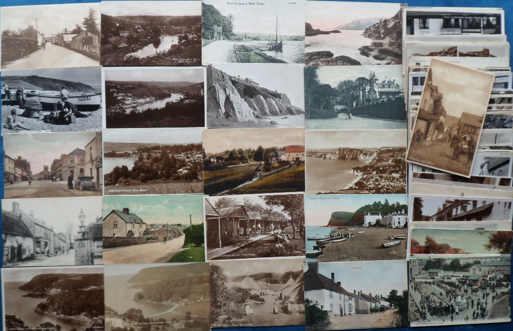 Postcards, Devon, a mixed selection of approx. 101 cards of mainly Devon, towns, villages, beach and - Image 2 of 2