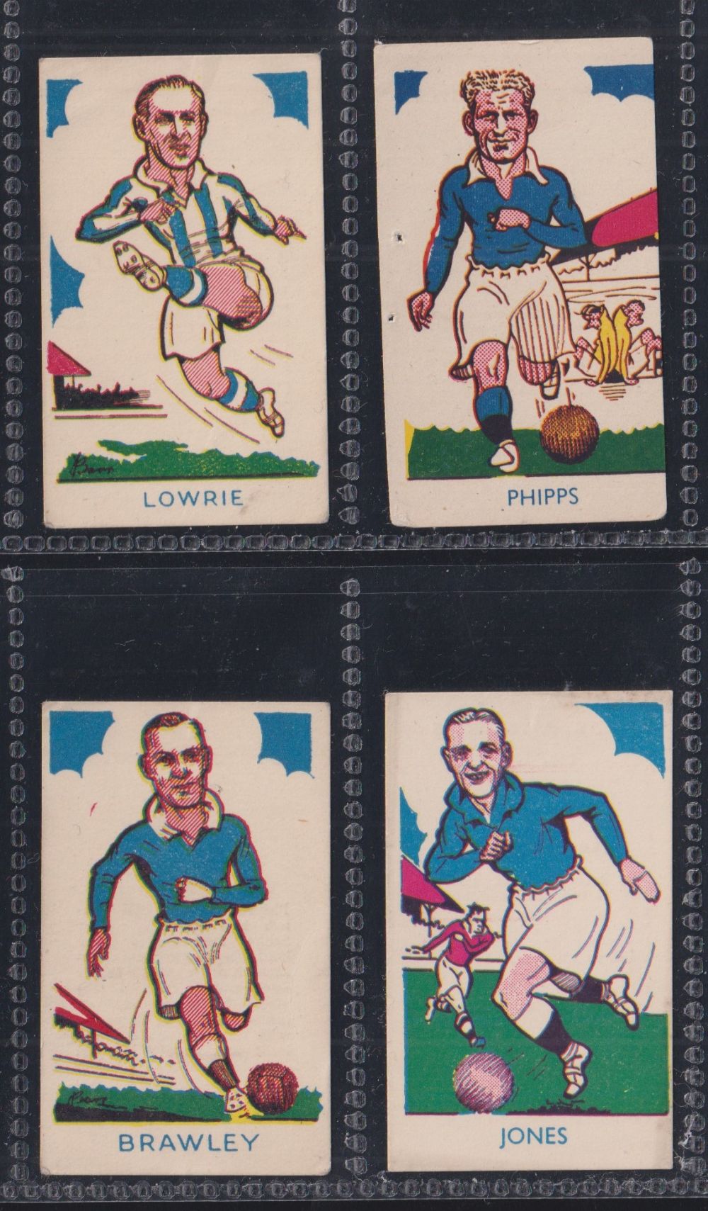 Trade cards, A J Donaldson, Sports Favourites (all football subjects) 84 cards, all featuring - Image 17 of 18