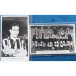 Postcards, Football, 2 Newcastle Utd cards inc. RP of Newcastle Cup Finalists 1950-51 with Jackie