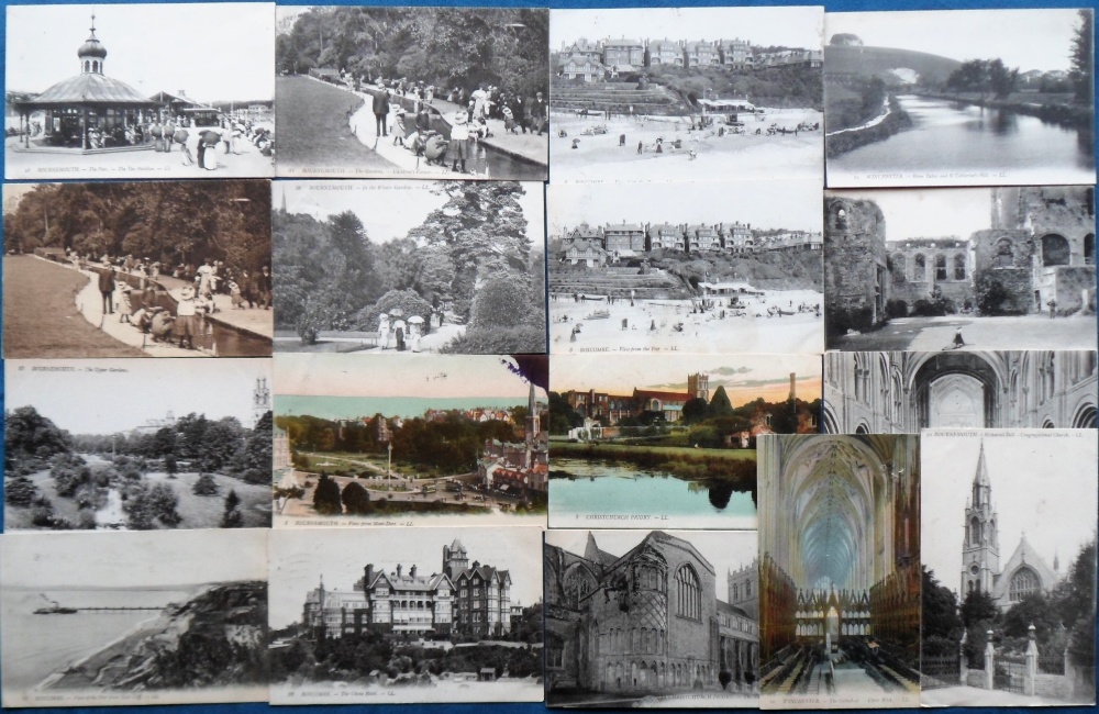 Postcards, Hampshire, a mixed LL selection of 34 cards inc. Boscombe (no. 3 with variation), 32, 41, - Image 2 of 2