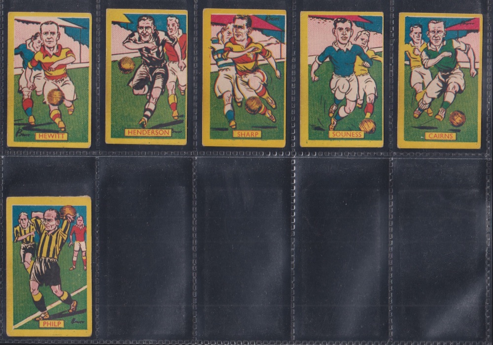 Trade cards, Football, A J Donaldson Sports Favourites Golden Series numbered 33-64, 26 cards - Image 5 of 6