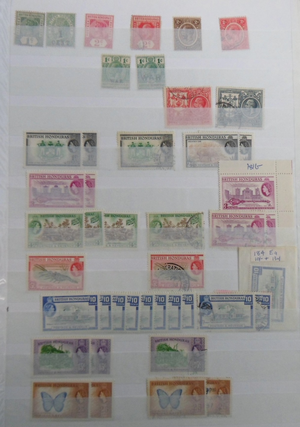 Stamps, Jamaica, British Guiana, Guyana & British Honduras duplicated collection mint and used - Image 5 of 5