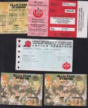 Rugby tickets, British Lions tour of South Africa, 1997, a selection of 5 tickets including the