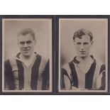 Cigarette cards, Phillips, Footballers (Premium Issue) 'P' size, 5 cards, all Aberdeen