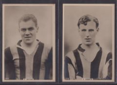 Cigarette cards, Phillips, Footballers (Premium Issue) 'P' size, 5 cards, all Aberdeen