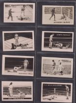 Trade cards, The Rocket, Famous Knock-Outs, 'M' size, inc. Jack Johnson, Dempsey, Carpentier etc (