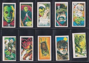 Trade cards, Bassett, House of Horror, (set, 50 cards) (ex)