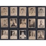 Cigarette cards, Football, Godfrey Phillips Pinnace Footballers, 'K' size, 192 cards all numbered