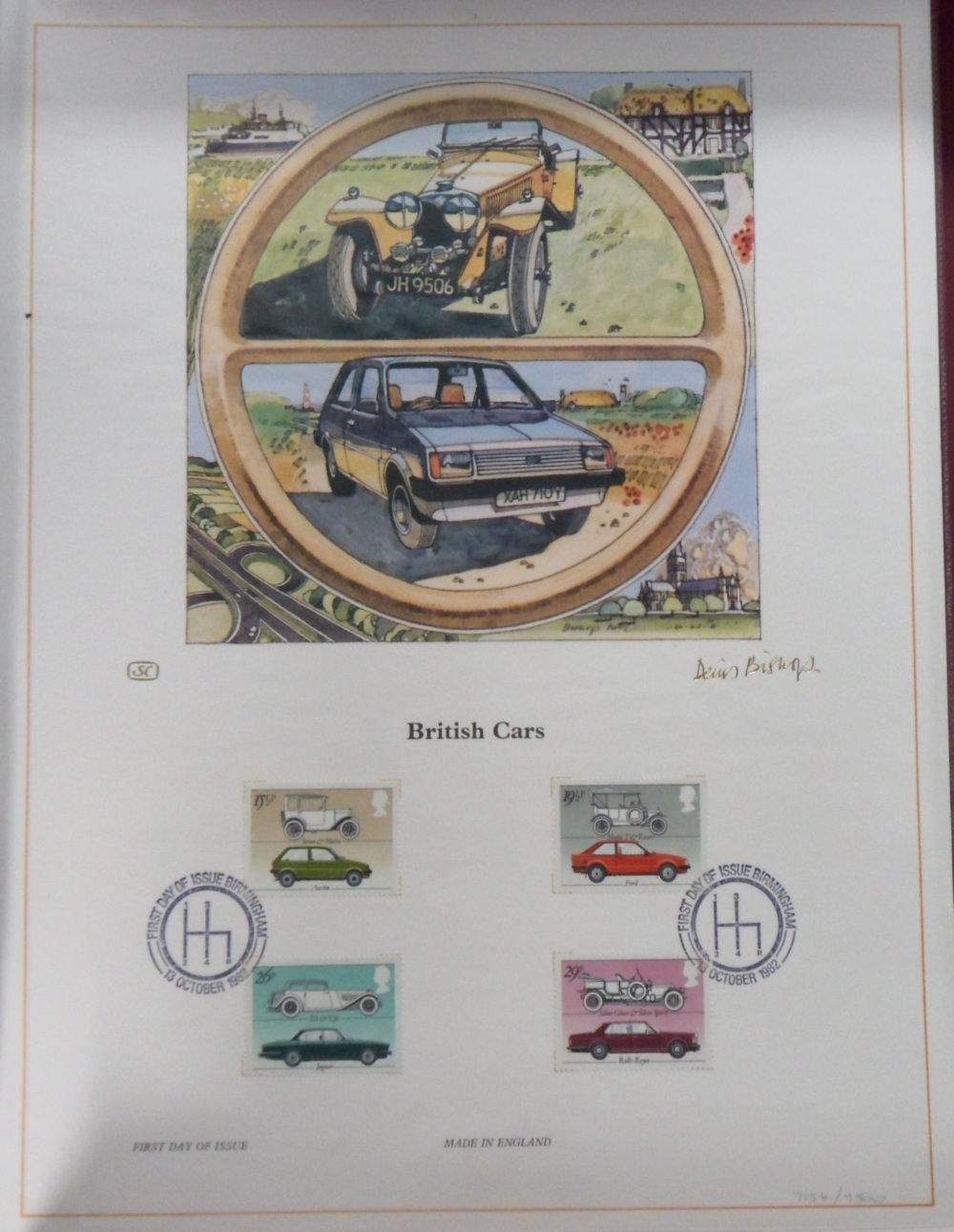 Stamps, GB QEII collection of First Day Cover Lithographs, limited edition 7154 of 9500, 1980-83 - Image 4 of 4