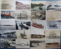 Postcards, Shipwrecks, a mainly UK selection of approx. 39 cards inc. RPs of S.S Huddersfield off