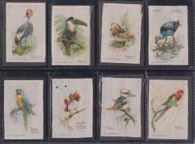 Tobacco silks, Godfrey Phillips BDV brand, Birds of the Tropics M size, (set of 12 silks) (some