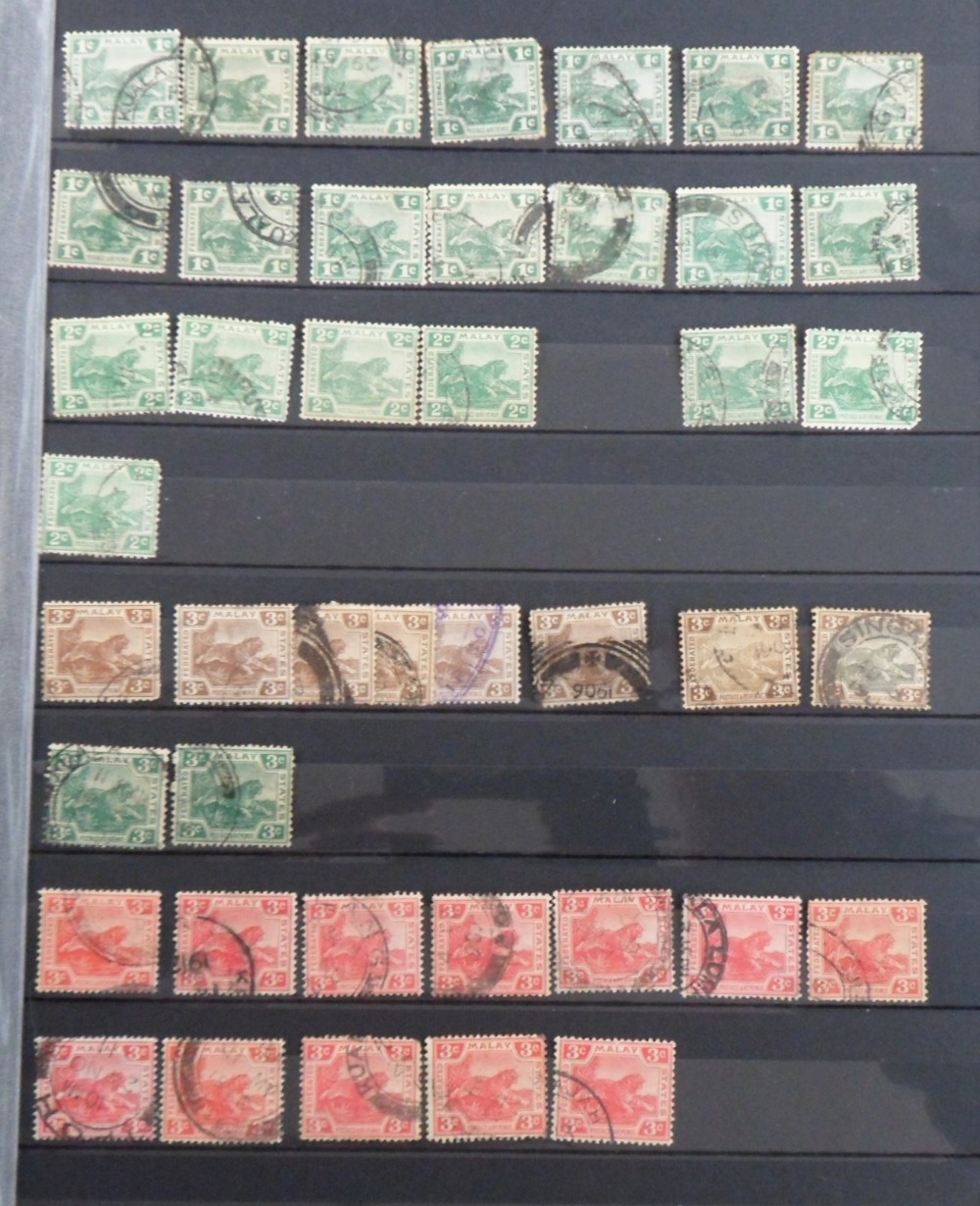 Stamps, North Borneo, Labuan, Sabah, Sarawak, Malay States and Straits Settlements duplicated - Image 4 of 6