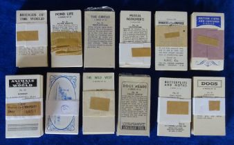 Trade cards, Various issues, 40 complete sets all firm issuers beginning with "A" (18) or "