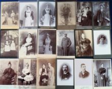 Ephemera, Photographs, Cabinet Cards, approx. 120 cards showing images of maids in uniform some