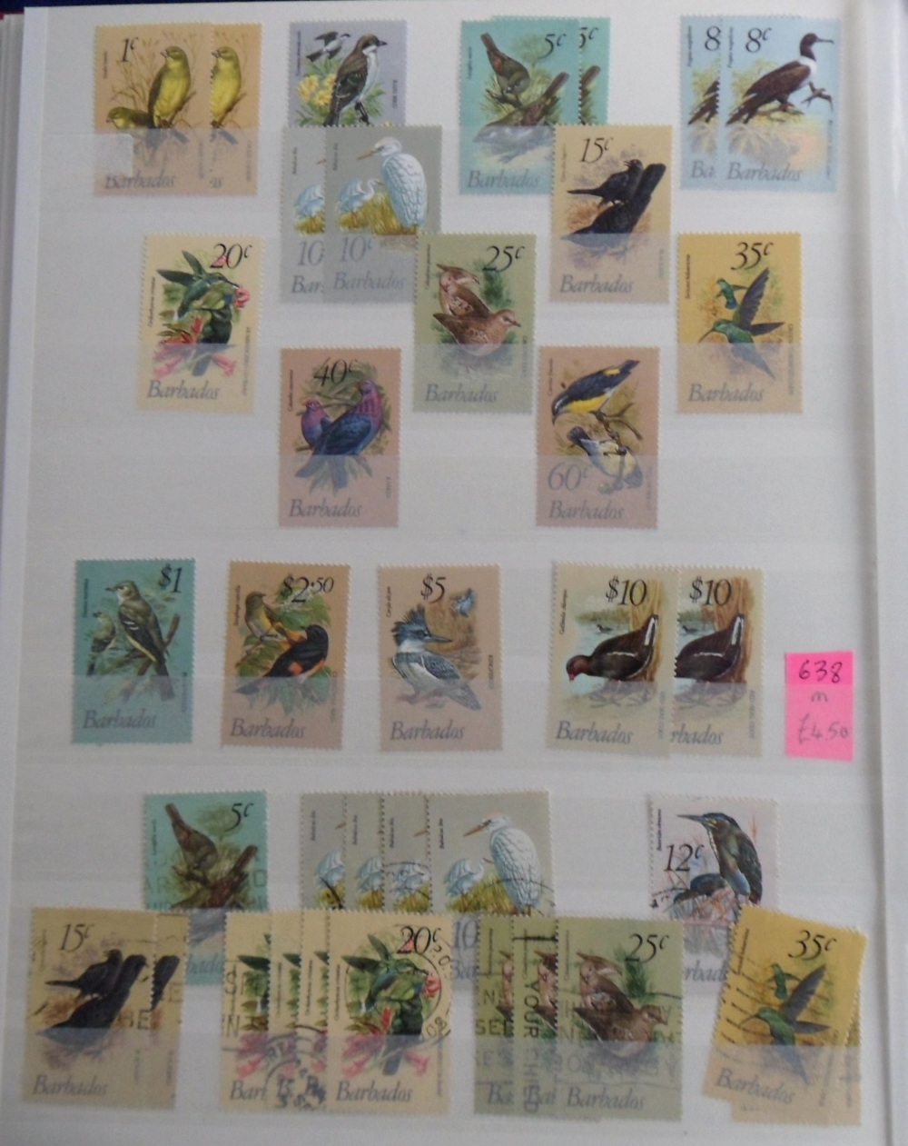 Stamps, Barbados, Bermuda and Cayman Islands duplicated collection mint and used housed in a quality - Image 2 of 6
