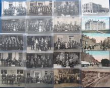 Postcards, Devon and Cornwall, 52 cards RPs, printed and artist drawn to include Railwaymans
