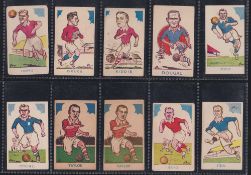 Trade cards, A J Donaldson, Sports Favourites (all football subjects) 84 cards, all featuring