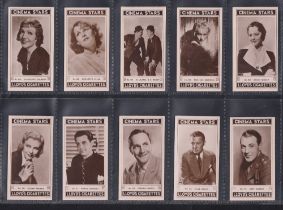 Cigarette cards, Richard Lloyd & Sons, Cinema Stars, three sets (27 cards in each), (1-27), (28-