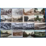 Postcards, Devon, an Ivybridge selection of 31 cards, with RPs of Erme Rd, Fore St (2), good