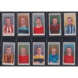 Cigarette cards, Ogden's Famous Footballers (set, 50 cards) inc. Billy Meredith (gd/vg)
