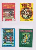 Trade cards packets, stickers etc, Football, a folder containing a collection of packets (some