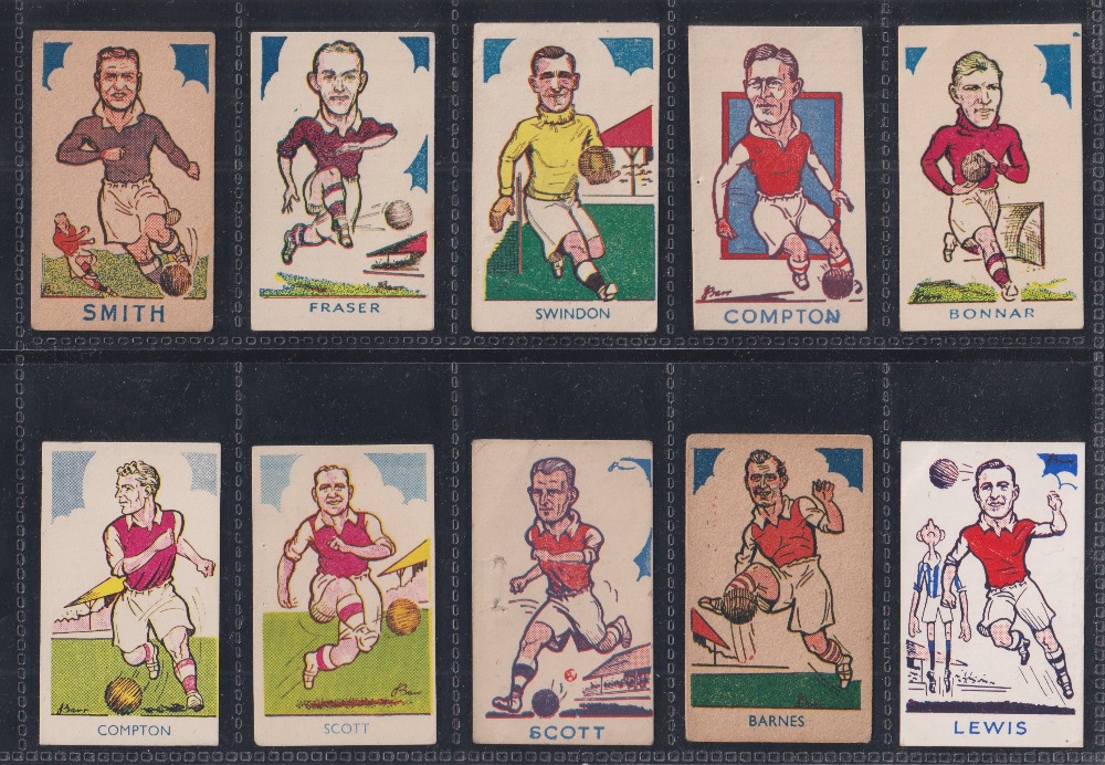 Trade cards, A J Donaldson, Sports Favourites (all football subjects) 84 cards, all featuring - Image 3 of 18