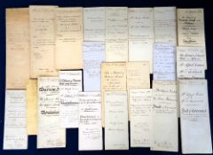 Documents, Windmills, Barrow (Suffolk), 22 vellum and paper documents (1734 and 1812-1926)