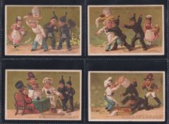 Trade cards, Liebig, complete set S98 (French) the Chimney Sweep & the Pastry Cook (4 cards gd, 2