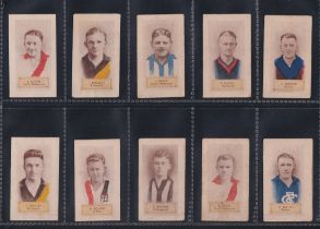 Trade cards, Australia, Hoadley's Chocolates, Footballers (Victorian League Players) 77 different