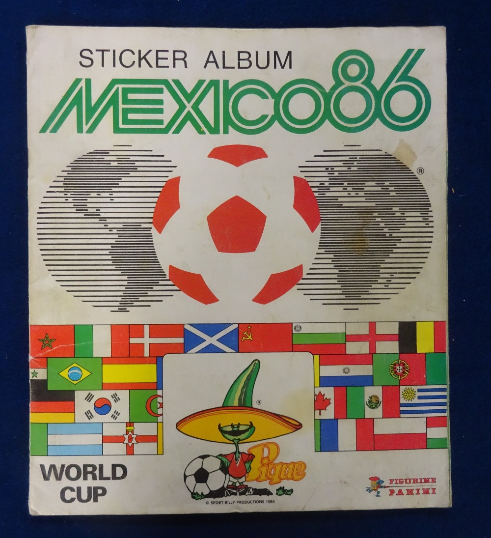 Trade cards, Football, 5 Football sticker albums, all complete, Panini Mexico 86 (slight wear to - Image 2 of 3